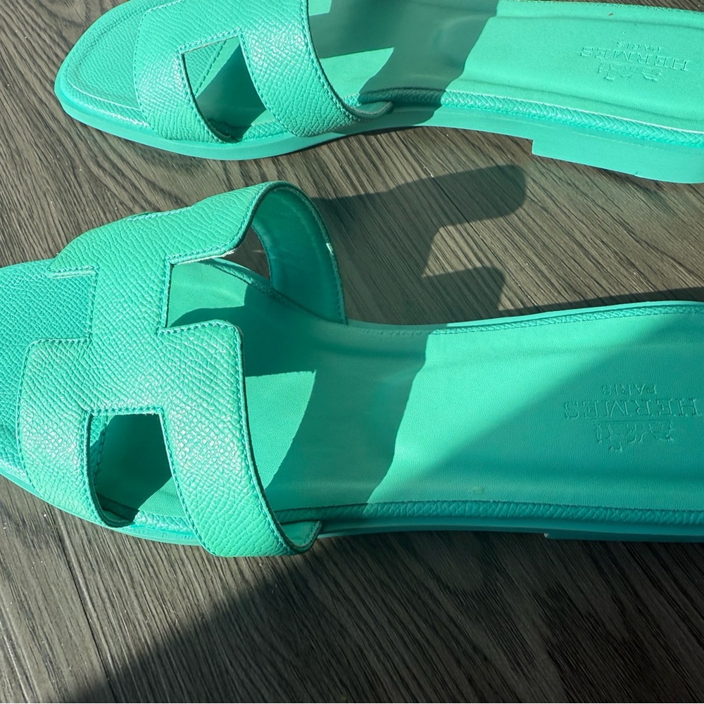 Women's Green Sandals